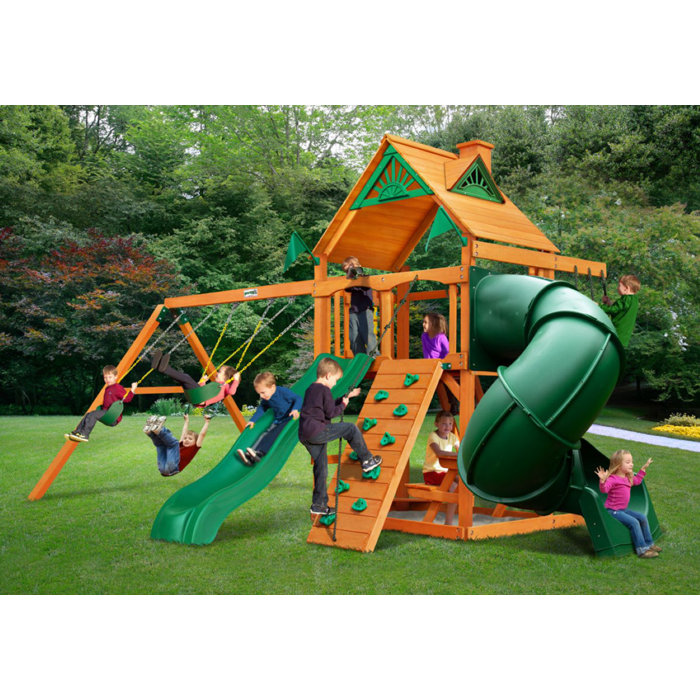 Gorilla Playsets Mountaineer Swing Set & Reviews Wayfair
